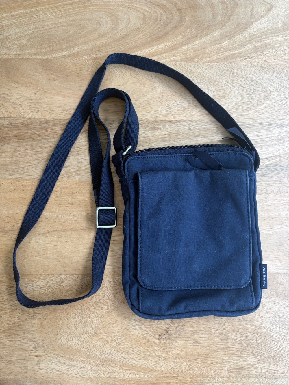 Vera Bradley - Compact Navy Blue Crossbody Bag